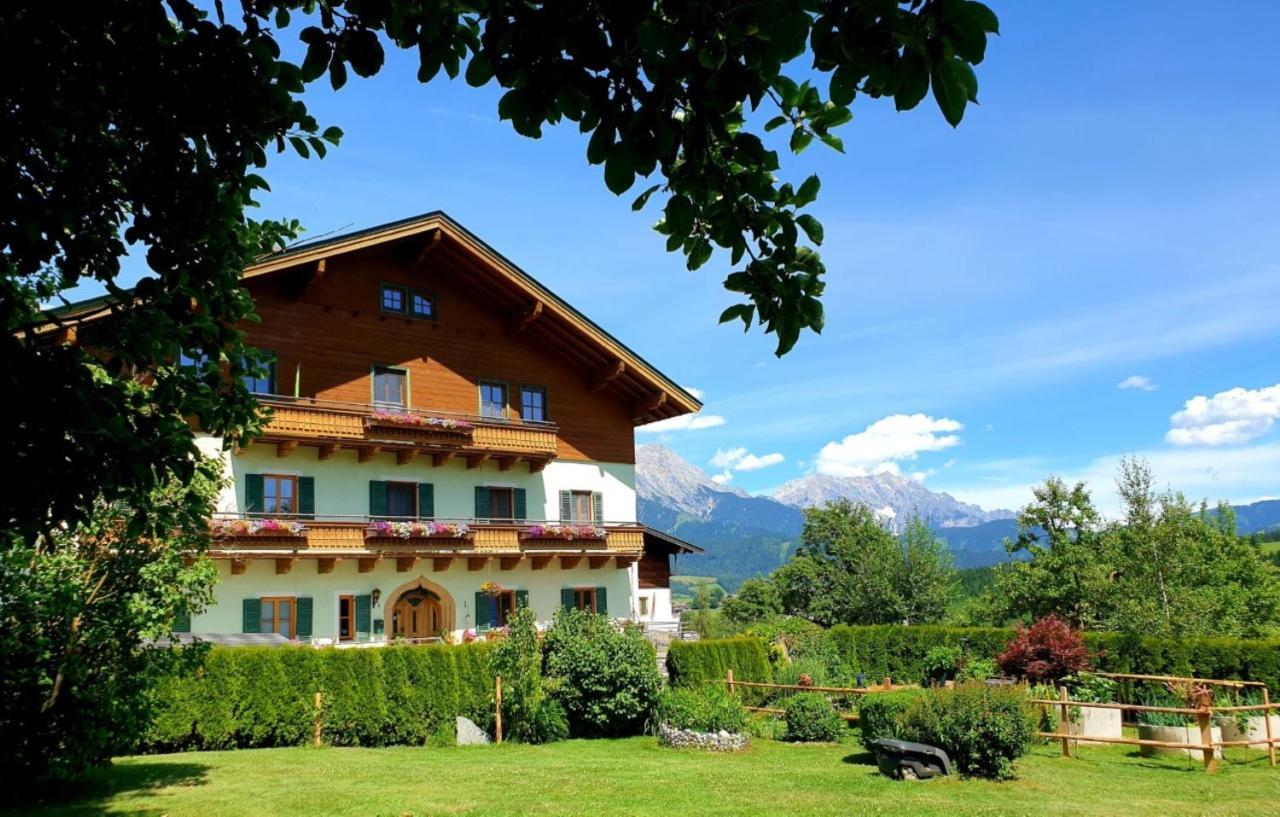 Unterbiberghof Villa Saalfelden Bagian luar foto